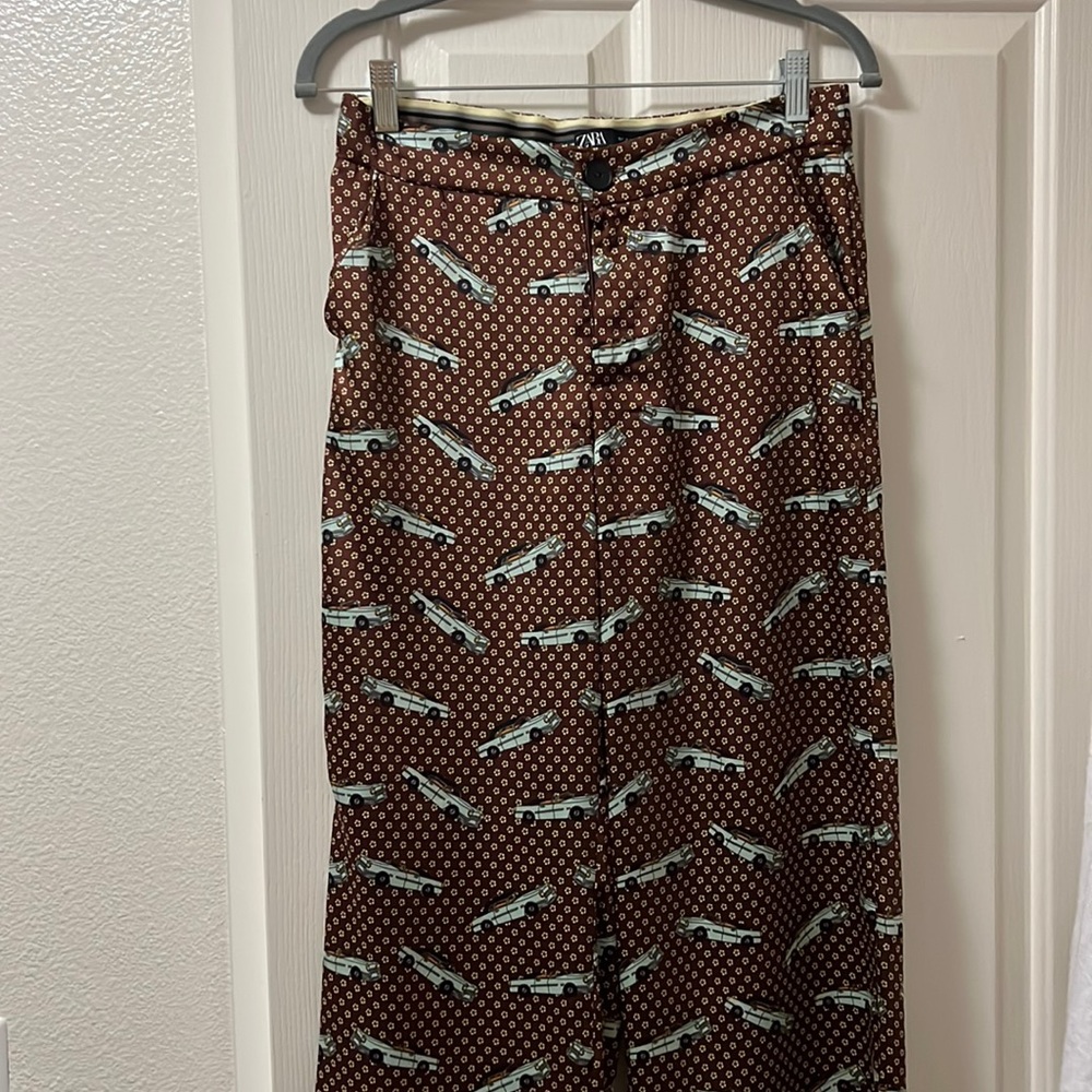Zara car pattern culottes